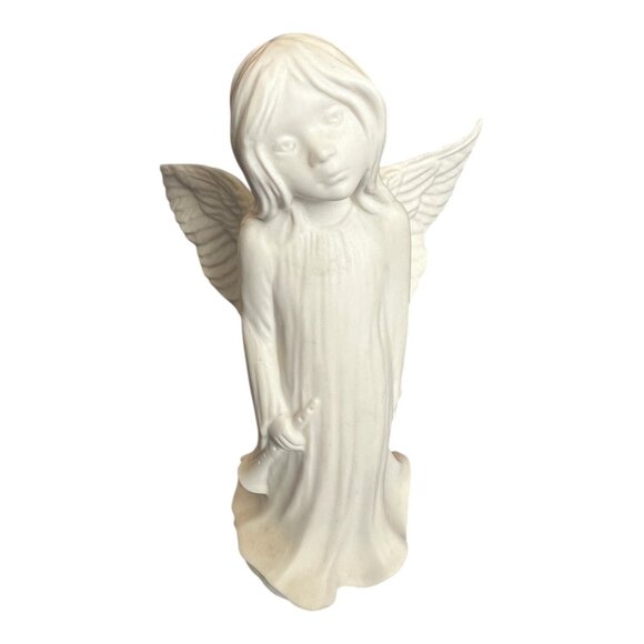 Boehm Angel Figurine Porcelain 5" Tall Made In England Collectible Decoration - Picture 2 of 8